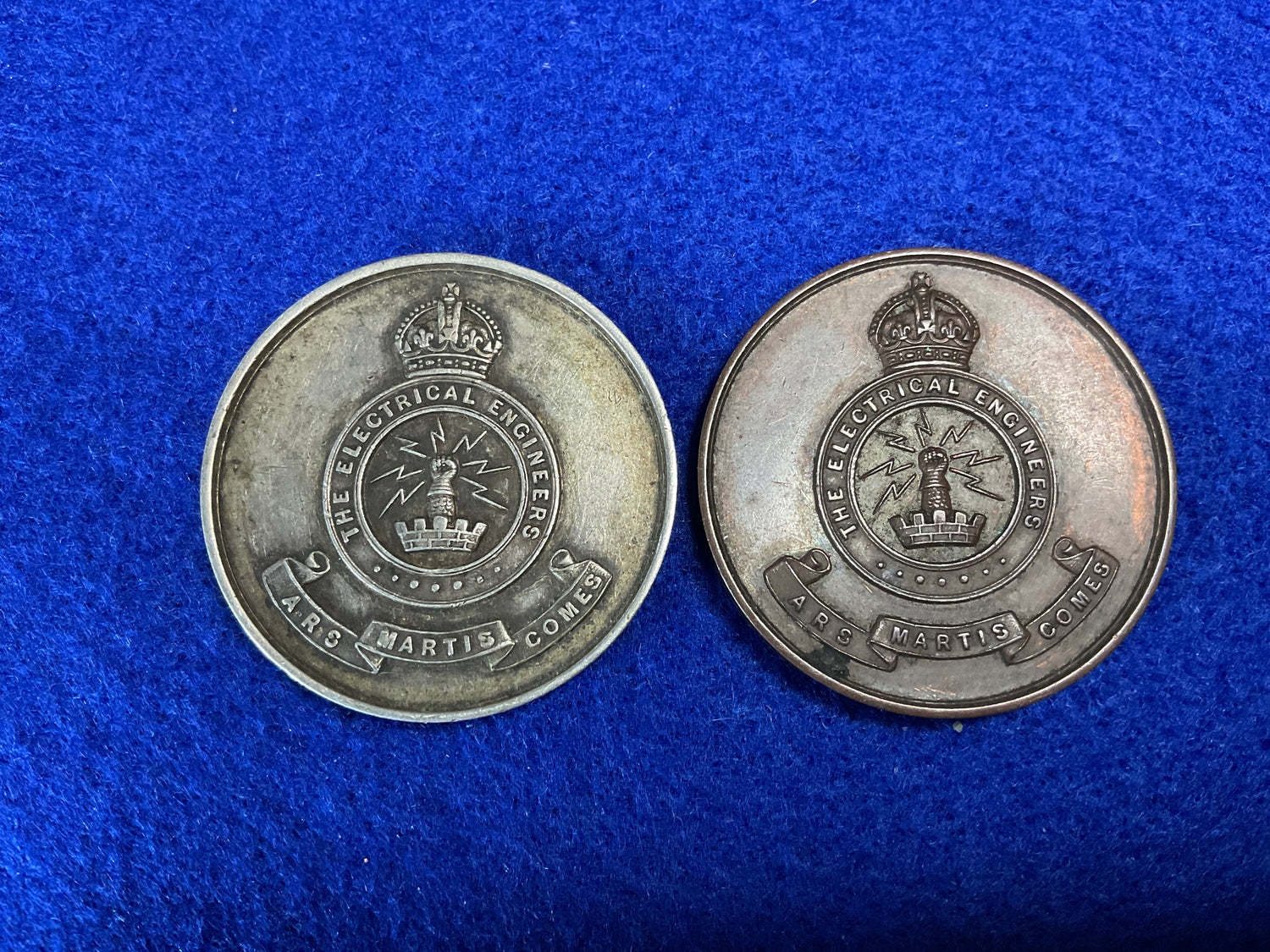 The Electrical Engineers (RE) Hopkinson Technical Competition medallions front