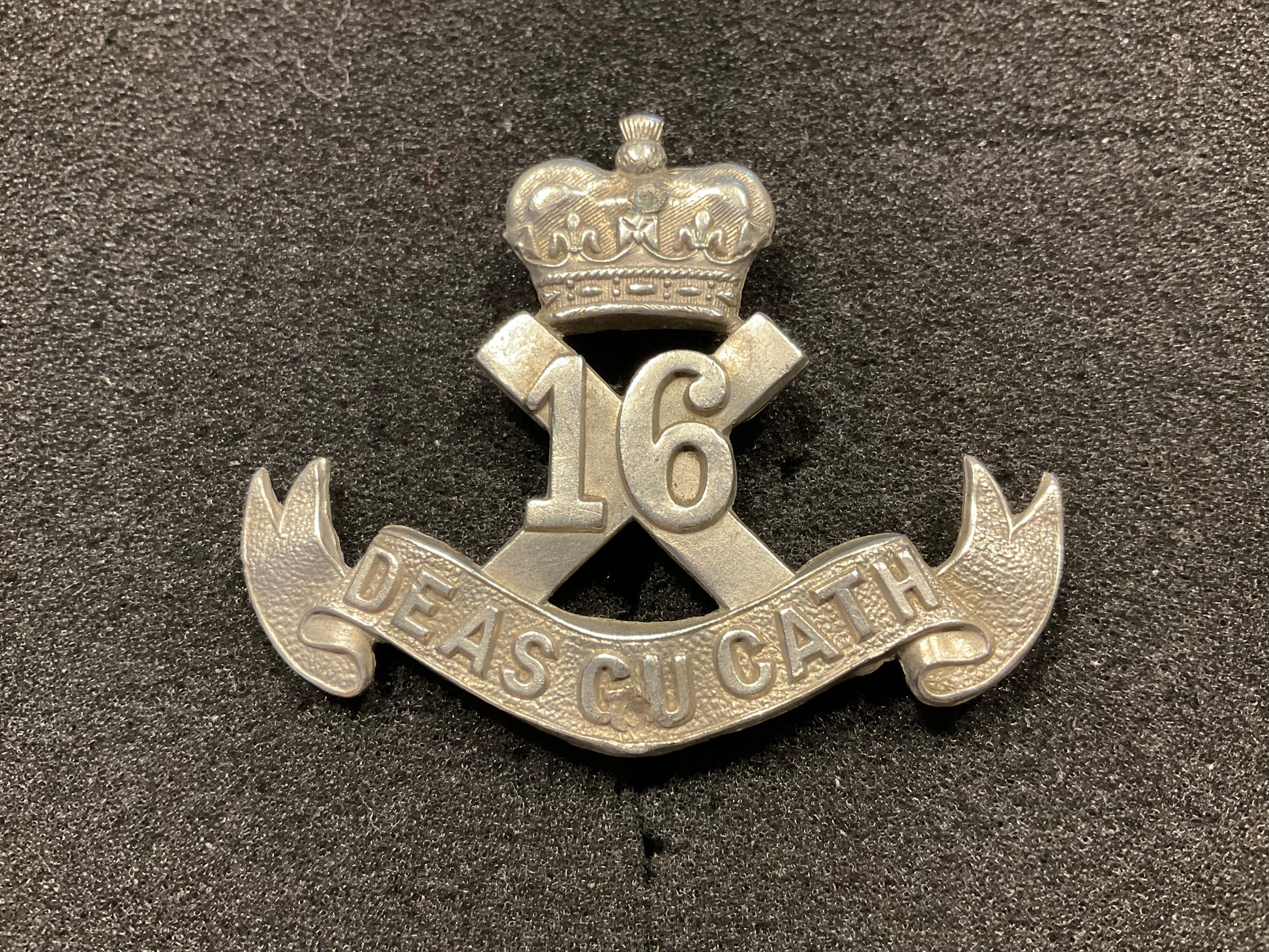 WW1 CEF 16th Infantry Batt (Canadian Scottish) Glengarry badge front