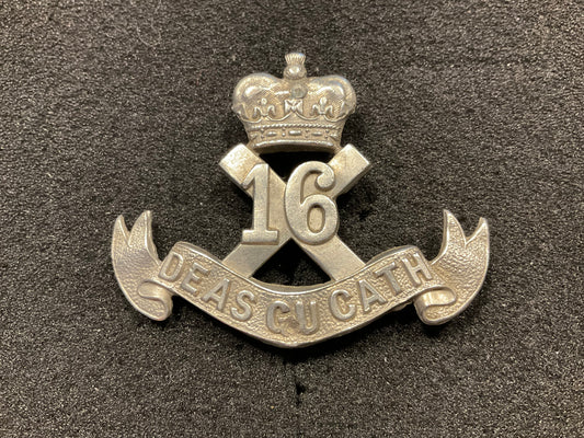 WW1 CEF 16th Infantry Batt (Canadian Scottish) Glengarry badge front