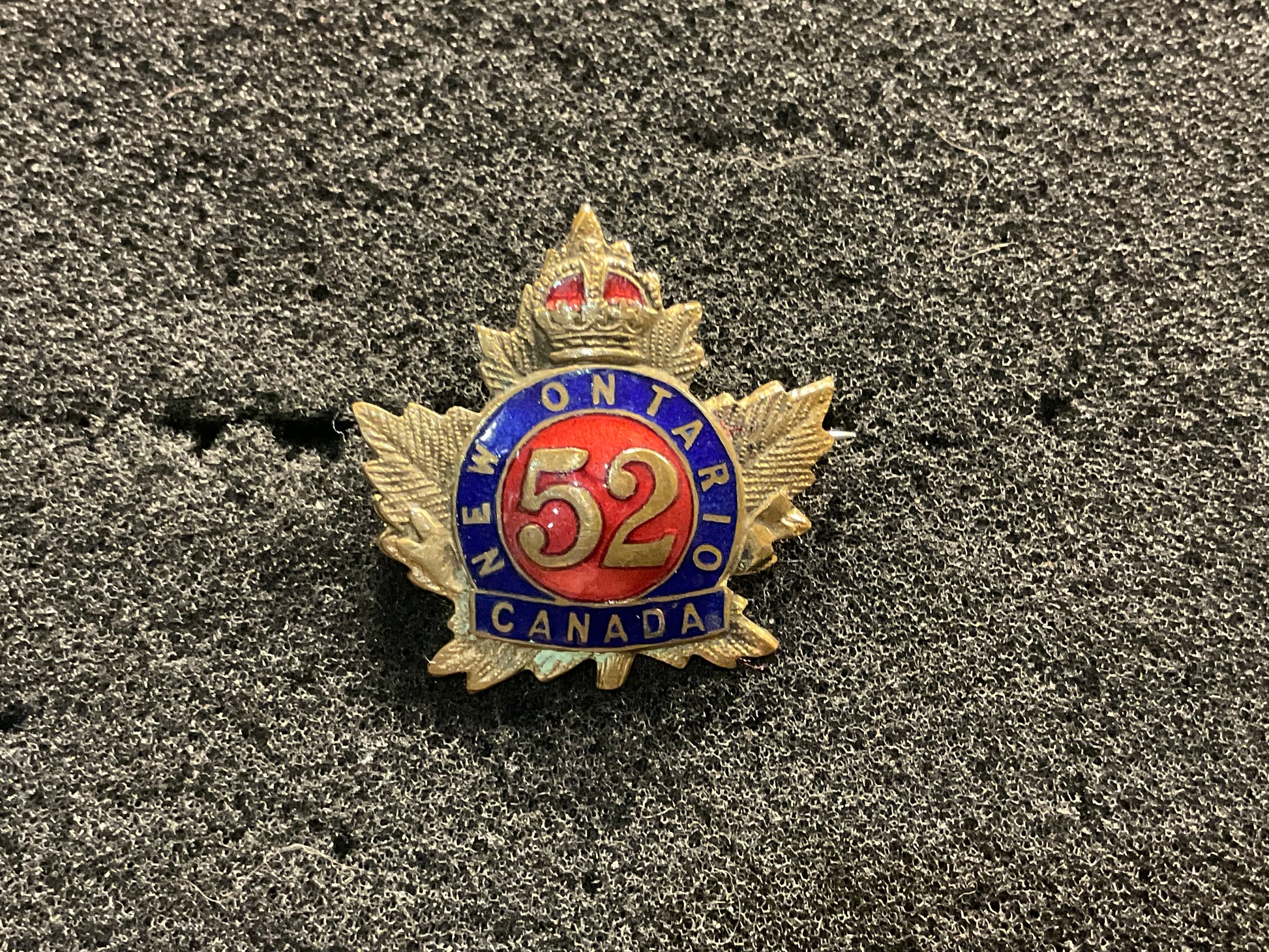 WW1 CEF 52nd Infantry ‘New Ontario’ Battalion sweetheart