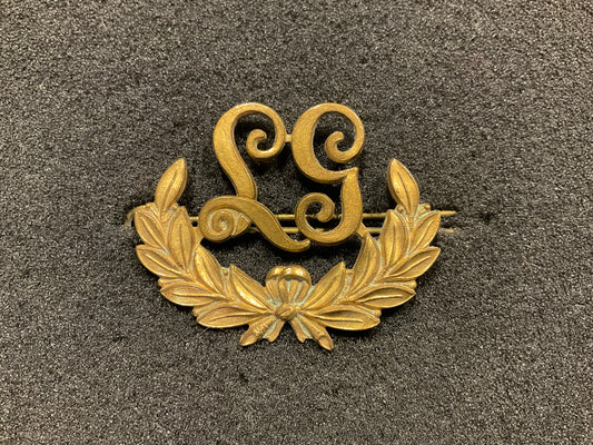 WW1 Lewis Gunners brass sleeve badge