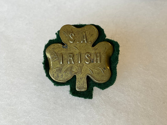 WW1 South African Irish Rifles cap badge