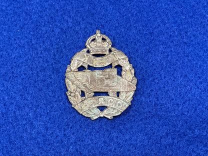 WW1 Tank Corps relic cap badge from the Somme