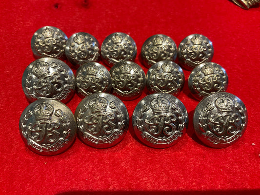 WW2 British Colonial Civil Protection Service (Police) complete tunic button set