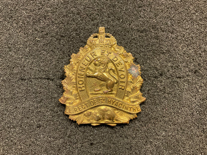 WW2 Le regt de st Hyacinthe regiment cap badge