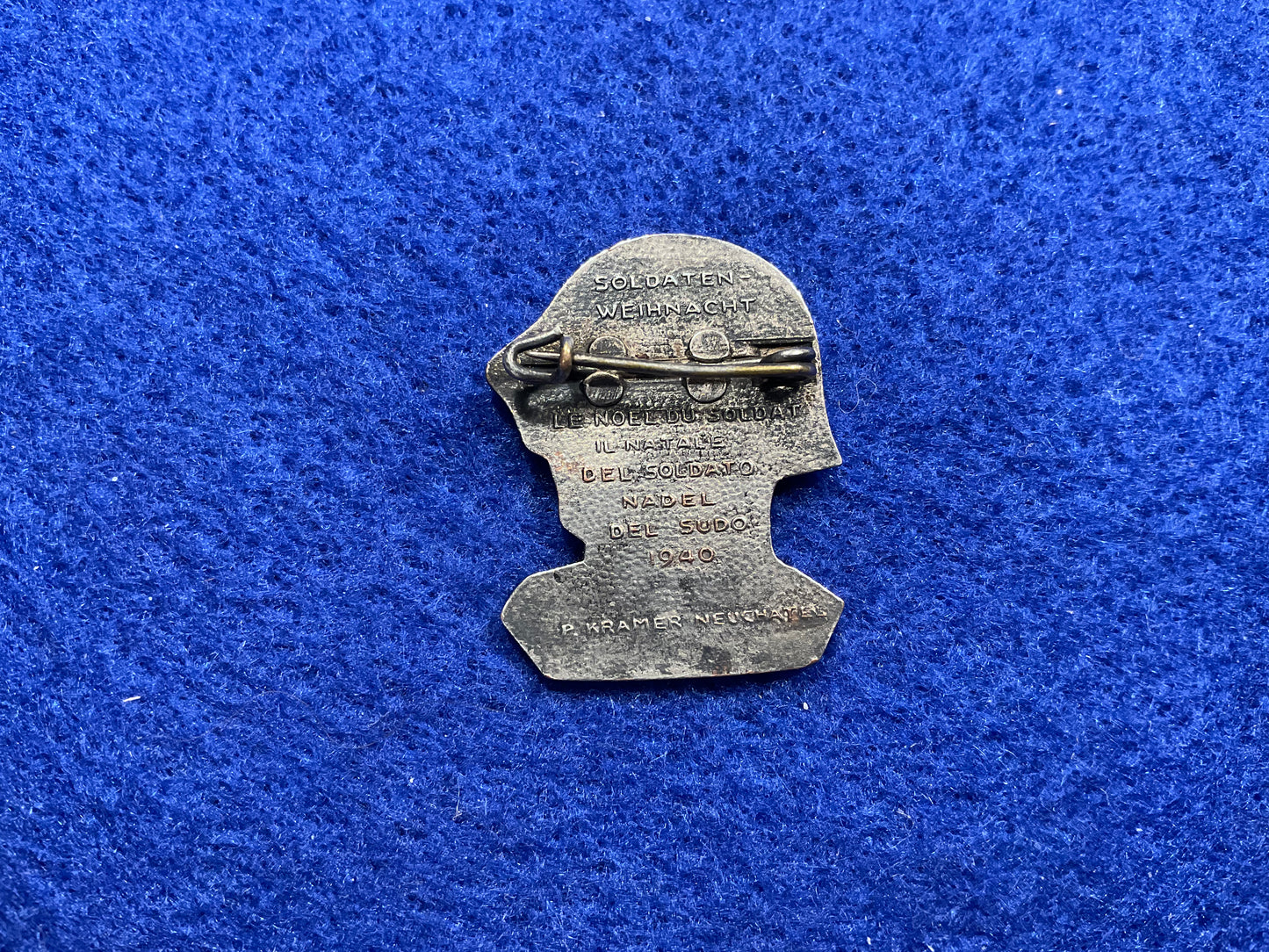 WW2 Swiss Soldiers Soldaten-Weihnacht Charity badge for 1940