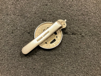 White metal Jamaica Local Forces cap badge by Firmin