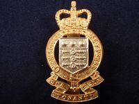 B/M RAOC (SUA TELA TONANTI) Q/C Cap Badge