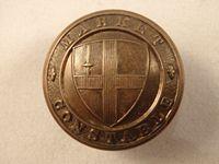 Market Constable City of London Brass Button