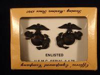 USMC Enlisted Black Collar Badges