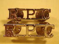 Royal Pioneer Corps Anodised Shoulder Titles