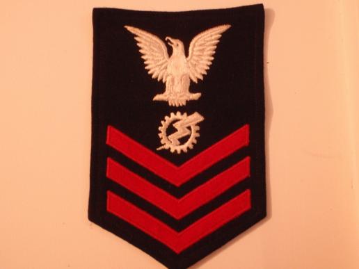 U.S Navy P.O 1st Class Sleeve Badge