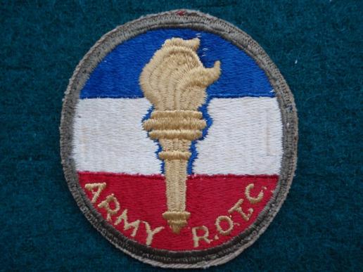 Early Army R.O.T.C Cut Edge Sleeve Patch