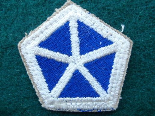 WW2 5th Army Corps Cut Edge Silk Patch