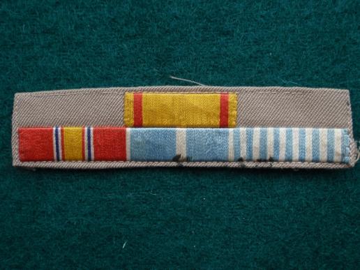 Korean War Tropical/Summer Dress Medal Bar