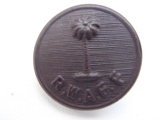 R.W.A.F,F Black Horn Button