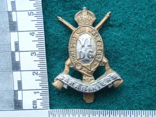 6th Dragoon Guards OR'S b/m Cap Badge