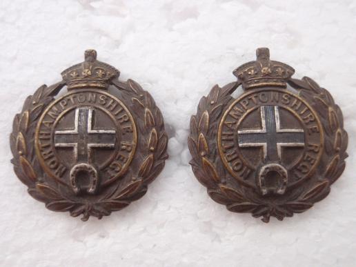 Northamptonshire Regt b/m Collars