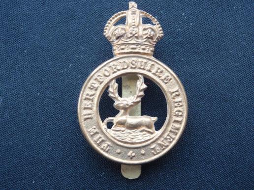 K/C The Hertfordshire Regiment Cap Badge