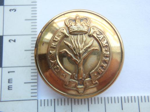 Welsh Guards Officers Gilt Button