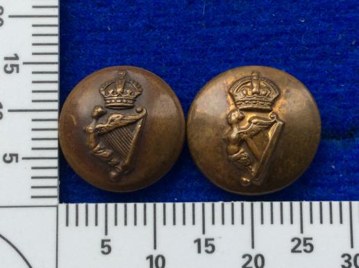 Irish Guards K/C hat buttons 