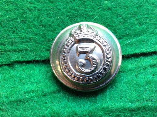3rd Volunteer Battalion , Devonshire Button 