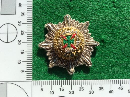 Irish Guards padded Bullion Rank star