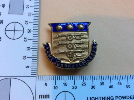 WW1 Army Ordnance Corps Gilt & Enamel Sweetheart 