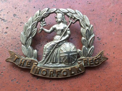 Victorian/ Edwardian The Norfolk Regiment ORs Cap badge