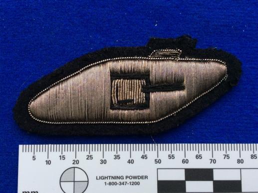 Royal Tank Regiment Bullion Sleeve badge