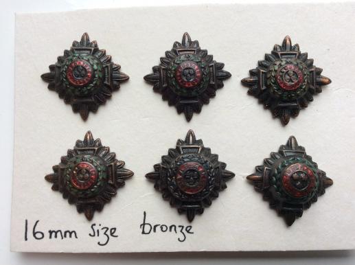 WW1/2 British & Commonwealth Officers Bronze 16mm pips