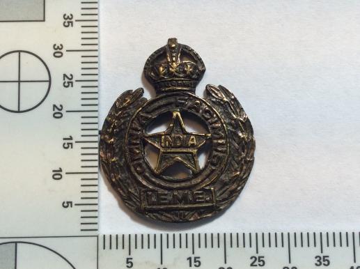 WW2 Indian Army ( I.E.M.E) Cap/ Collar Badge 