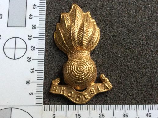 Rhodesian Engineers Officers side Cap/ Collar badge