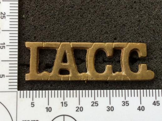 WW2 I.A.C.C ( Indian Army Corps Of Clerks) Shoulder Title 
