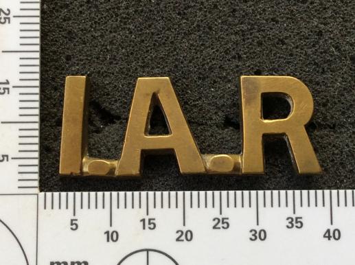 WW1 I.A.R ( Indian Army Reserve) Locally Made Title 