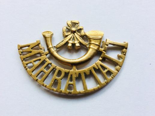 MAHRATTA L.I ( Light Infantry) Shoulder Title 