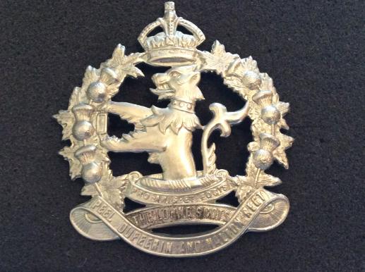 WW2 The Lorn Scouts, Peel Dufferin & Hamilton Regt Cap badge