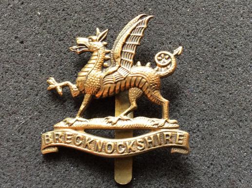 WW1 Brecknockshire Territorials Batt, South Wales Borderers Cap badge