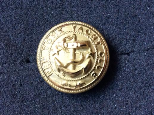 New York Yacht Club Gilt Button By Morry Luxemberg London 