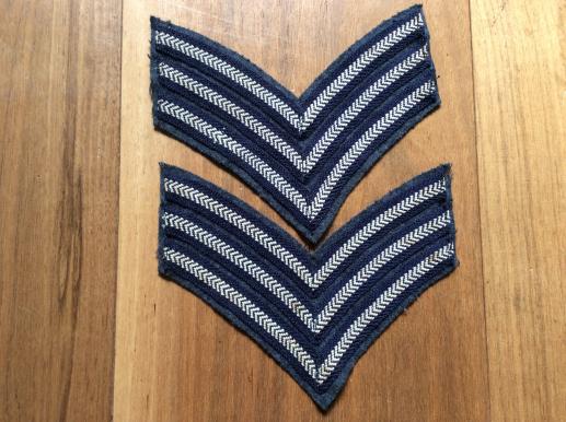 WW2 RAF ( Royal Air Force) Sergeants Rank Stripes 