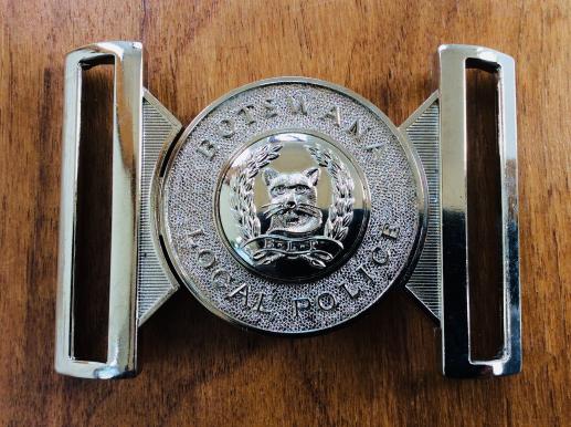 Botswana Local Police Chrome belt buckle