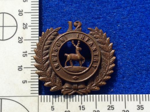 WW1 NZ 12th Nelson & Marlborough Regt Collar By Gaunt 