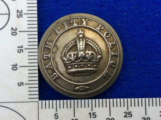 K/C Bath City Police Button 