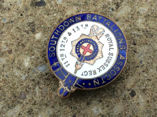 WW1 Southdown Battalions ( Lawther’s Lambs) Royal Sussex Regt Lapel Badge 