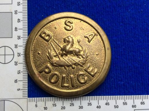 Rhodesian BSA Police Horse Bridle boss badge circa 1898