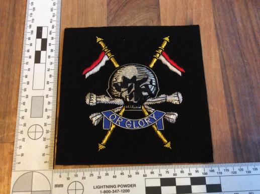 17th / 21st Lancers Bullion Blazer badge