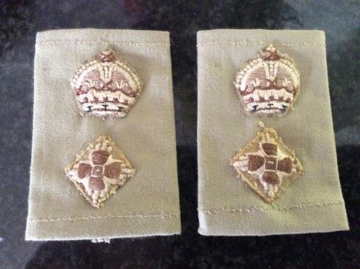 WW2 British/ Commonwealth Lieutenant Colonels tropical solids 