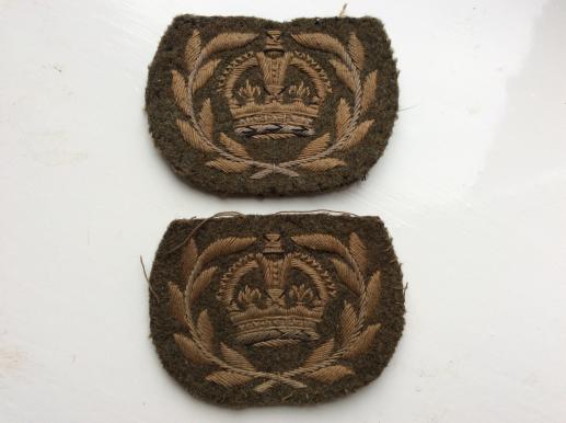 WW1/2 Warrant Officer Class II Sleeve Rank badges
