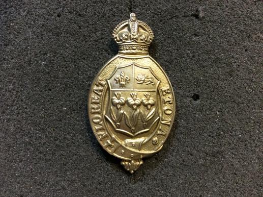 Eton university O.T.C cap badge