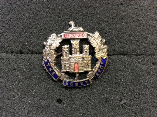 The Essex Regiment Sweetheart with brooch back fixing 